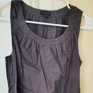 Ann Taylor Gray Sleeveless Tank Top